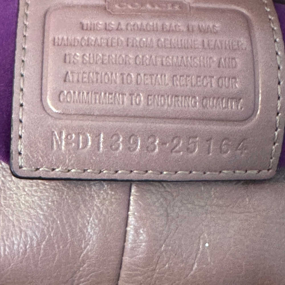 Coach Madison East/West Satchel Rose Leather Shoulder Bag - Picture 13 of 17